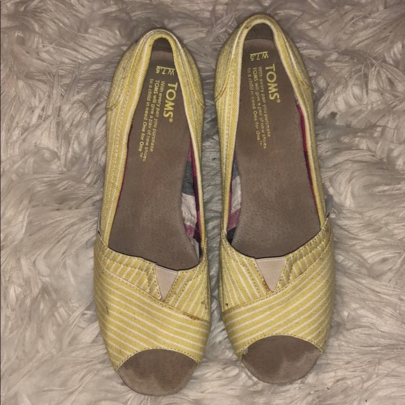 Toms Striped Wedges 7.5 - Picture 4 of 5